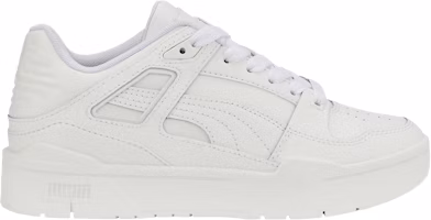 (Grade School) Puma Slipstream Leather 'Triple White' 387826-02 (Grade School) Puma Slipstream Leather 'Triple White' 387826-02