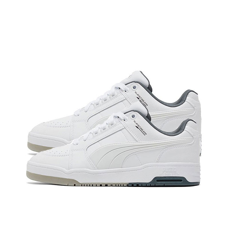 Lookbook Puma Slipstream Lo Reprise 'Putih Slate Gelap' (Sekolah Rendah) 385682-01