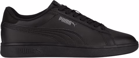 (Grade School) Puma Smash 3.0 Leather Big Kid 'Black Shadow Grey' 392031-01 (Grade School) Puma Smash 3.0 Leather Big Kid 'Black Shadow Grey' 392031-01