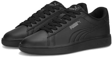 Order Puma Smash 3.0 Leer Kinderen ''Zwart Schaduwgrijs'' 392031-01
