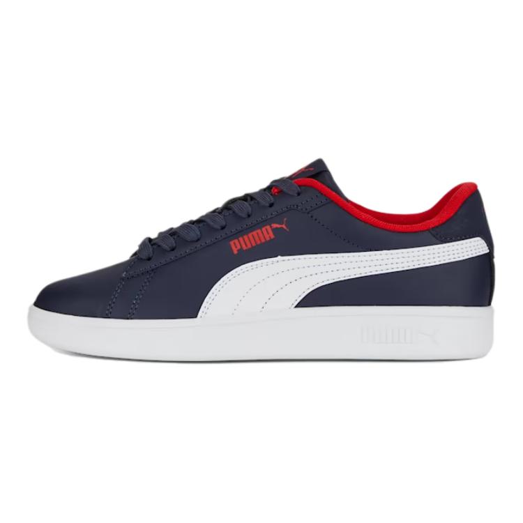 (Grade School) Puma Smash 3.0 Leather Big Kid 'Navy Red' 392031-04