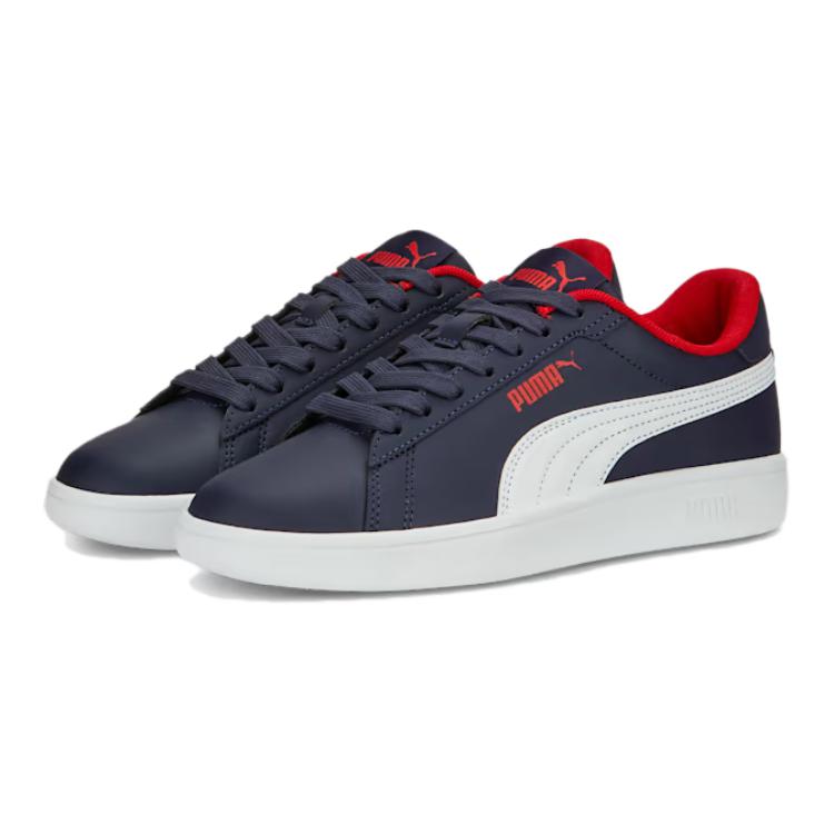 Lookbook Puma Smash 3.0 Leder Kinder ''Navy Rot'' (Grade School). 392031-04