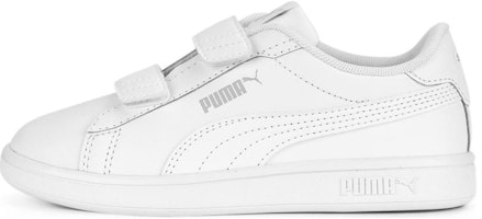 (Grade School) Puma Smash 3.0 Leather Velcro Little Kid 'White' 392033-02 (Grade School) Puma Smash 3.0 Leather Velcro Little Kid 'White' 392033-02