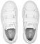 Shop (Kanak-Kanak) Puma Smash 3.0 Kulit Velcro Kecil 'Putih' 392033-02