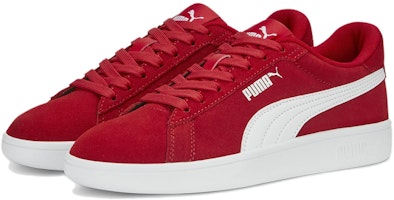 Lookbook Puma Smash 3.0 Suede Kinderen ''For All Time Red'' Grade School. 392035-03