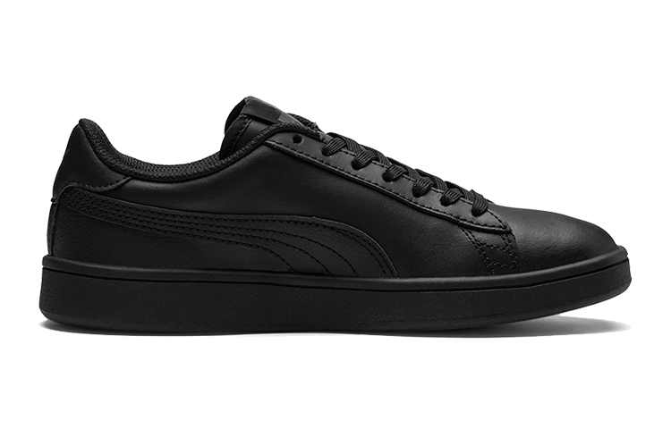 (GS) Puma Smash V2 Leather 'Black' 圖 2