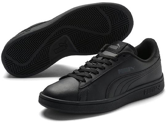 (Para Niños) Puma Smash V2 Leather 'Negro' 365170-01 Purchase (Para Niños) Puma Smash V2 Leather 'Negro' 365170-01