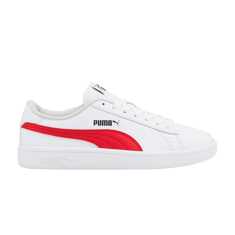 Buy (SD) Puma Smash v2 Kulit 'Putih High Risk Merah' 365170-34