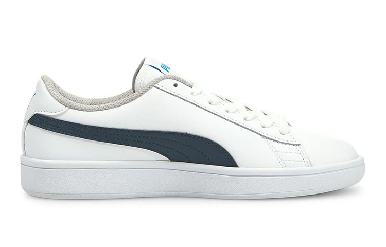 (GS) Puma Smash v2 Leather 'White Intense Blue' 圖 2