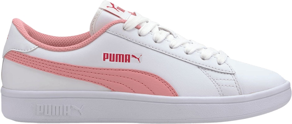 (Grade School) Puma Smash v2 Kulit 'Putih Peony' 365170-18 Buy (Grade School) Puma Smash v2 Kulit 'Putih Peony' 365170-18