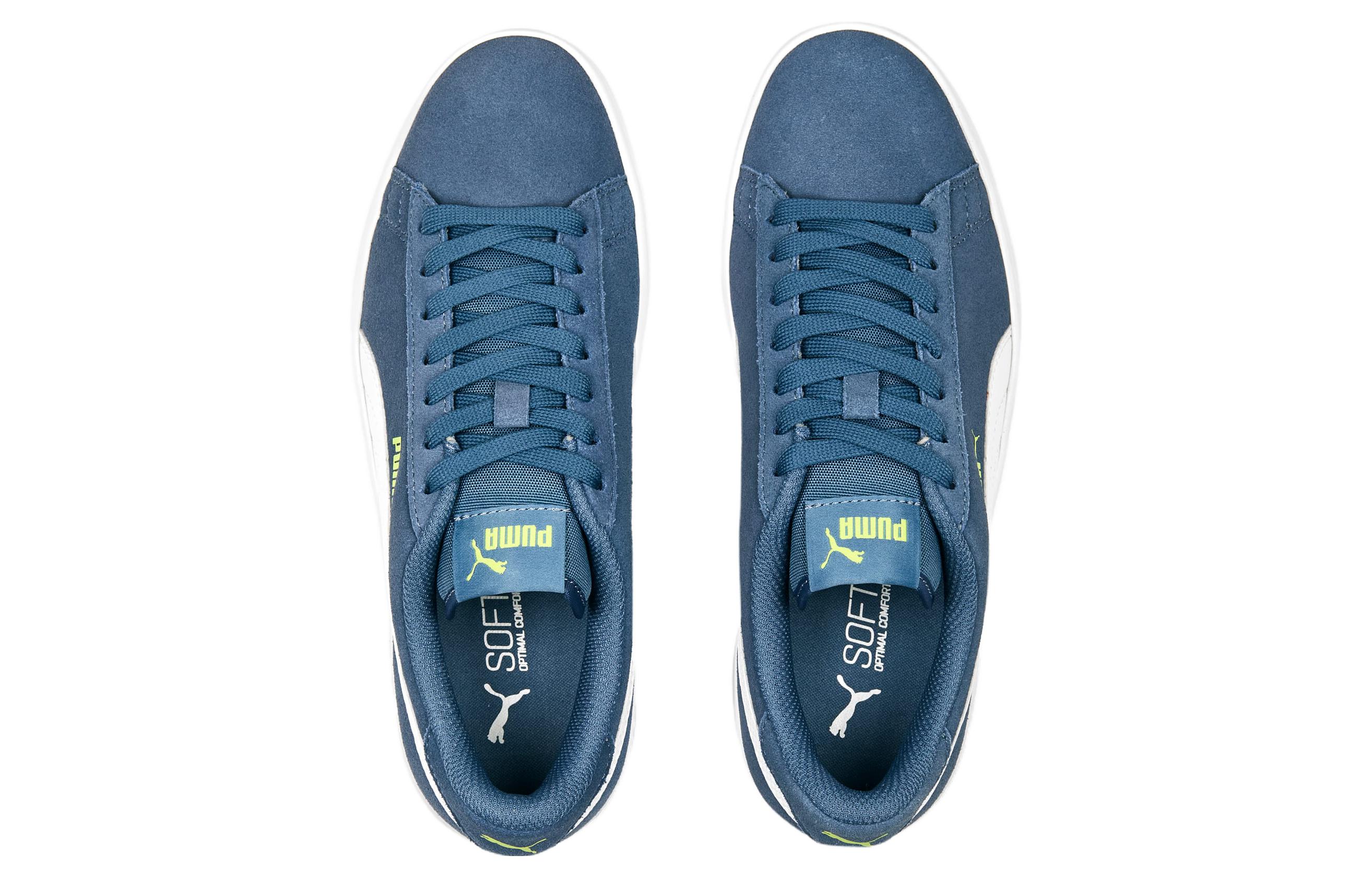 Shop (Pendidikan Dasar) Puma Smash V2 Suede 'Deep Dive' Anak-anak 365176-33