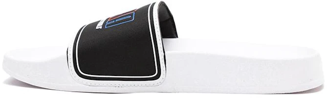 (Grade School) Puma SmileyWorld x Leadcat 2.0 Slide 'White Black' 384494-01 (Grade School) Puma SmileyWorld x Leadcat 2.0 Slide 'White Black' 384494-01