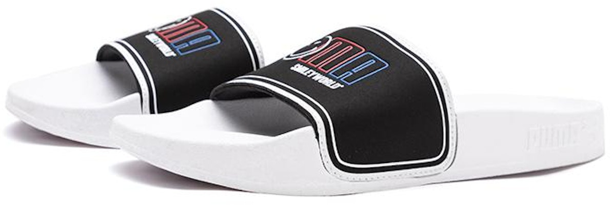 (Grade School) Puma SmileyWorld x Leadcat 2.0 Slide 'White Black' 384494-01 Order (Grade School) Puma SmileyWorld x Leadcat 2.0 Slide 'White Black' 384494-01