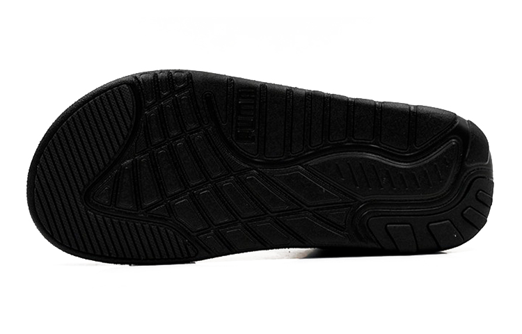 Sizing (小童款) 彪马软底凉鞋 '黑白' 375694-01