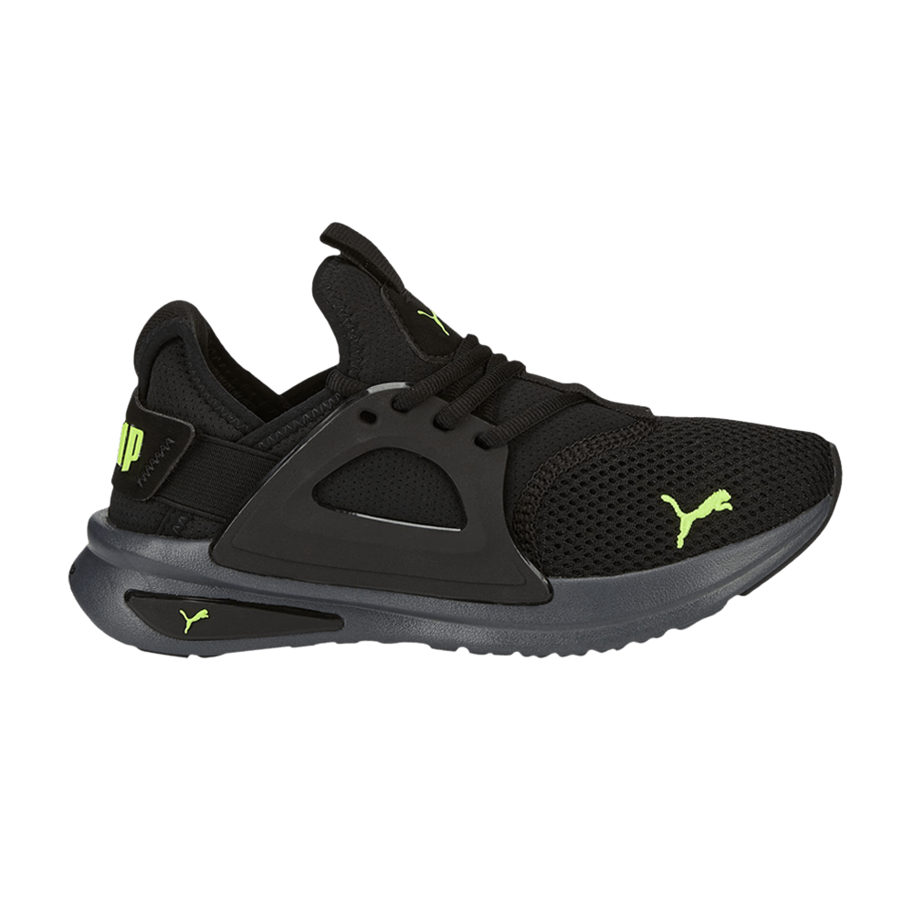 (Grade School) Puma Softride Enzo Evo 'Black Lime Squeeze' 387052-03