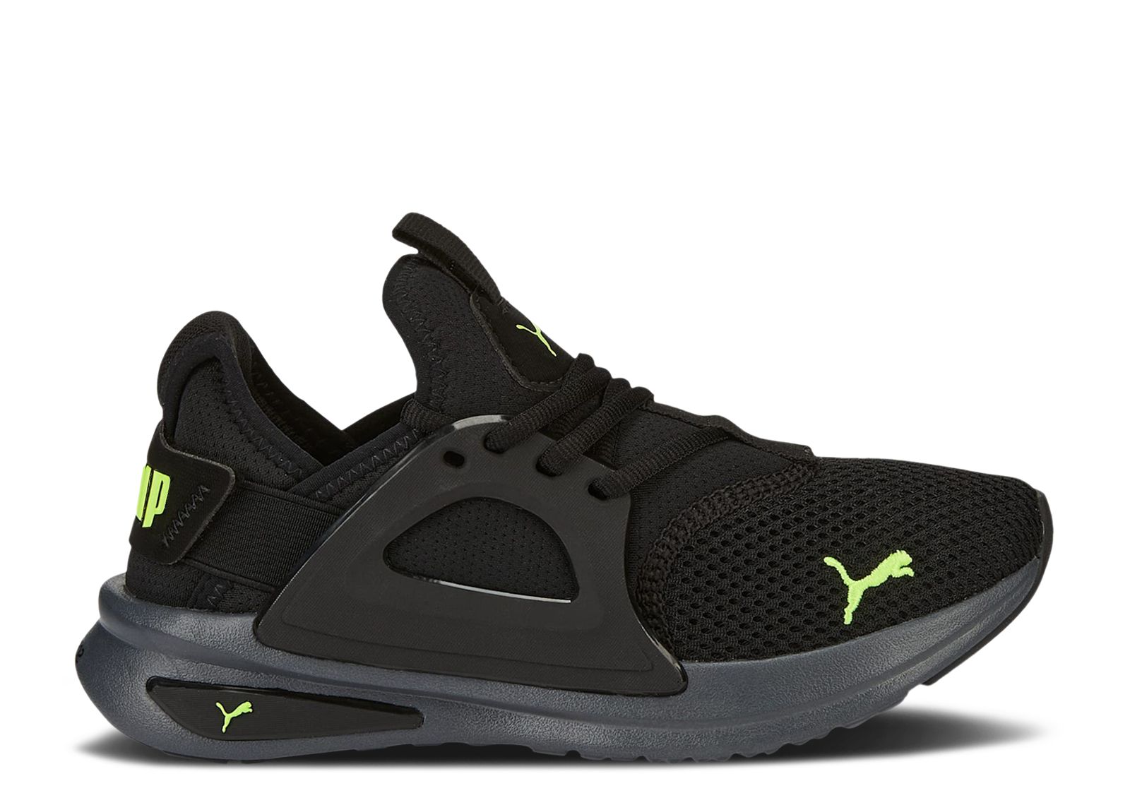 (Grade School) Puma Softride Enzo Evo 'Black Lime Squeeze' 387052-03
