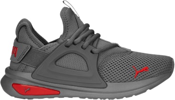 (Grade School) Puma Softride Enzo Evo 'Medium Grey Red' 387052-05 (Grade School) Puma Softride Enzo Evo 'Medium Grey Red' 387052-05