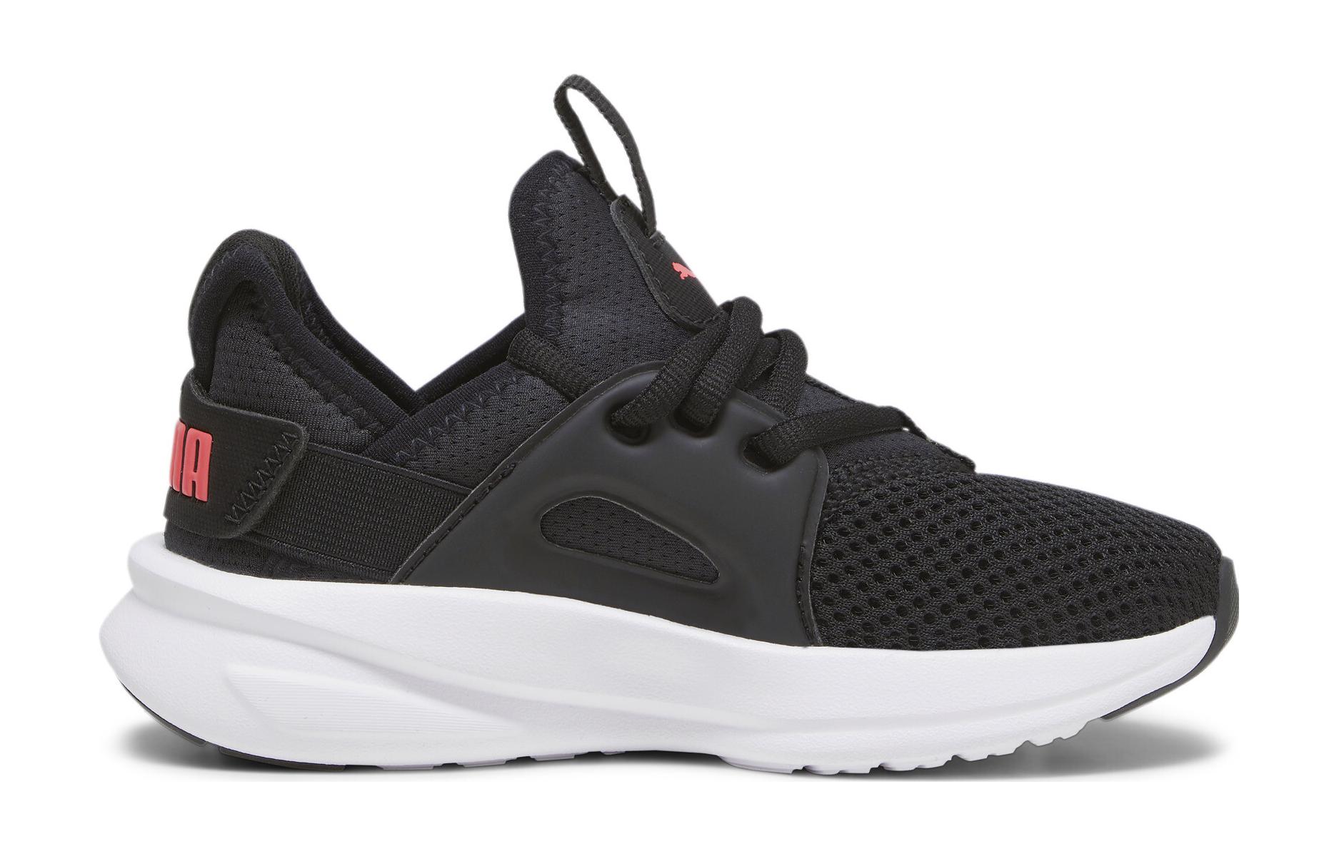 Order GS プーマ ソフトライド エンゾ エヴォ (黒/ファイヤーオーキッド) キッズ 387053-12