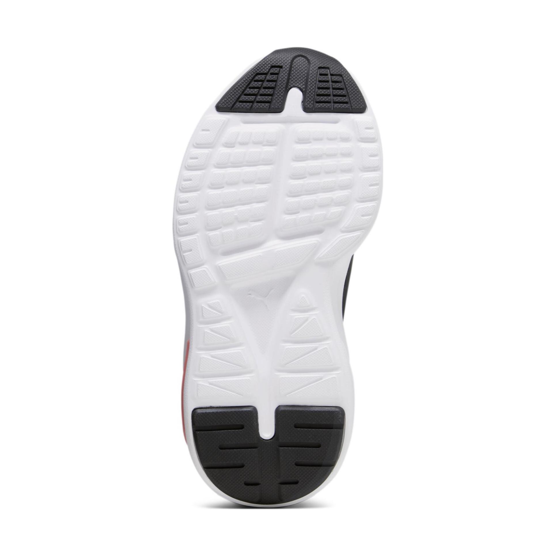 Shop GS プーマ ソフトライド エンゾ エヴォ (黒/ファイヤーオーキッド) キッズ 387053-12