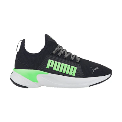 (GS) Puma Softride Premier Slip-On 'Black Fizzy Lime'
