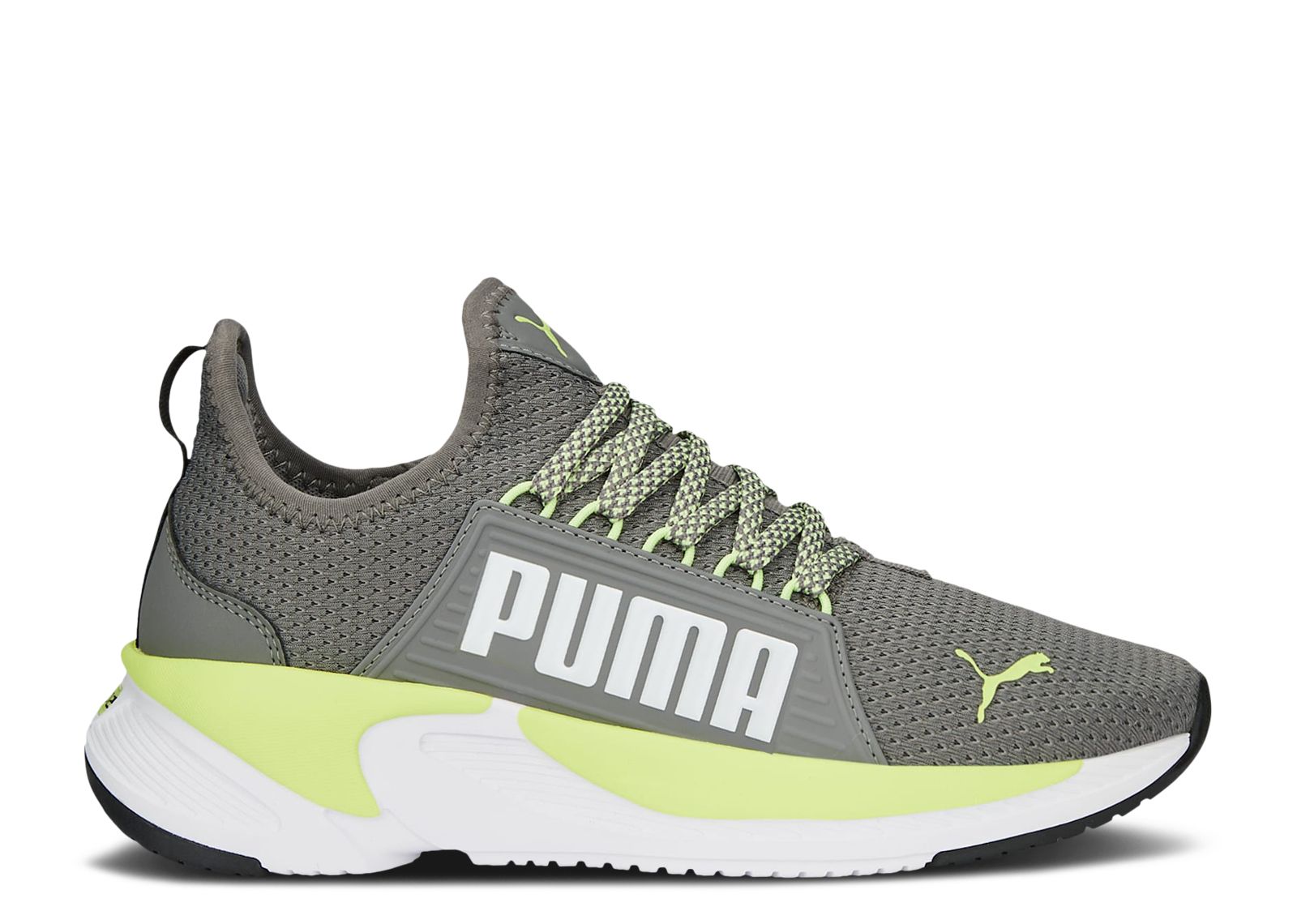 (Grade School) Puma Softride Premier Slip-On 'Cast Iron Lily Pad' 376560-06