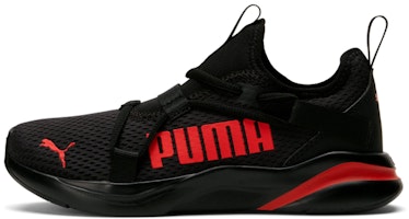 (Grade School) Puma SoftRide Rift Pop 'Black High Risk Red' 194773-05 (Grade School) Puma SoftRide Rift Pop 'Black High Risk Red' 194773-05