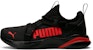(Kanak-Kanak) Puma SoftRide Rift Pop 'Hitam Merah Terang' 194773-05
