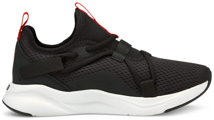 (Enfant) Puma SoftRide Rift Pop ''Noir Rouge Risque Élevé'' 194773-01 Order (Enfant) Puma SoftRide Rift Pop ''Noir Rouge Risque Élevé'' 194773-01