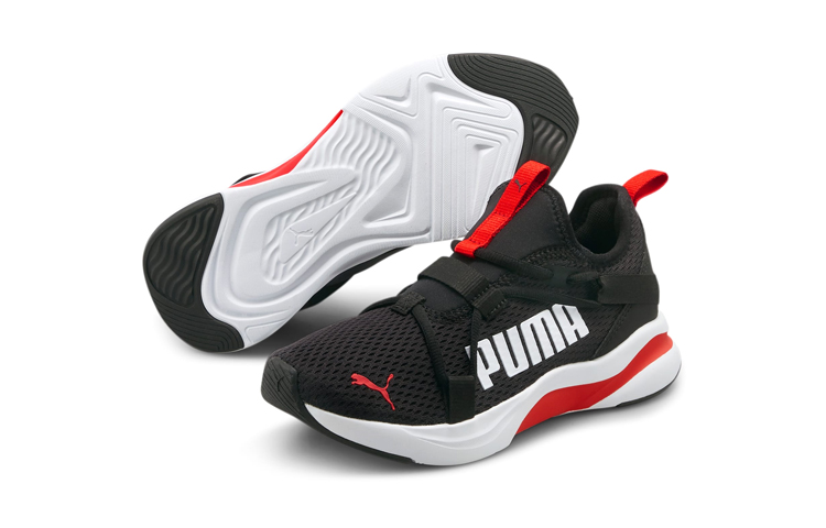 Shop (Enfant) Puma SoftRide Rift Pop ''Noir Rouge Risque Élevé'' 194773-01