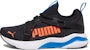 (Peringkat Sekolah) Puma SoftRide Rift Pop Kanak-kanak 'Black Hot Heat' 194773-19