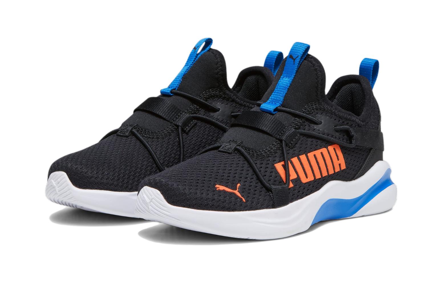 Lookbook Puma SoftRide Rift Pop Kanak-kanak 'Hitam Hot Heat' (Sekolah Rendah) 194774-19