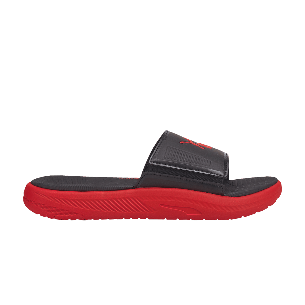 (Grade School) Puma Softride Slide &#x27;Black Red&#x27; 384992-02