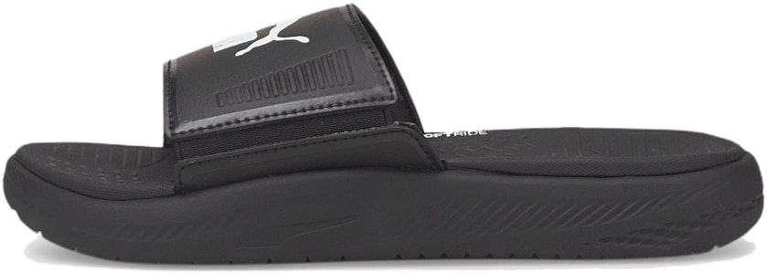 (大童)Puma Softride 拖鞋 大孩子 '黑白色' 384992-01 Buy (大童)Puma Softride 拖鞋 大孩子 '黑白色' 384992-01