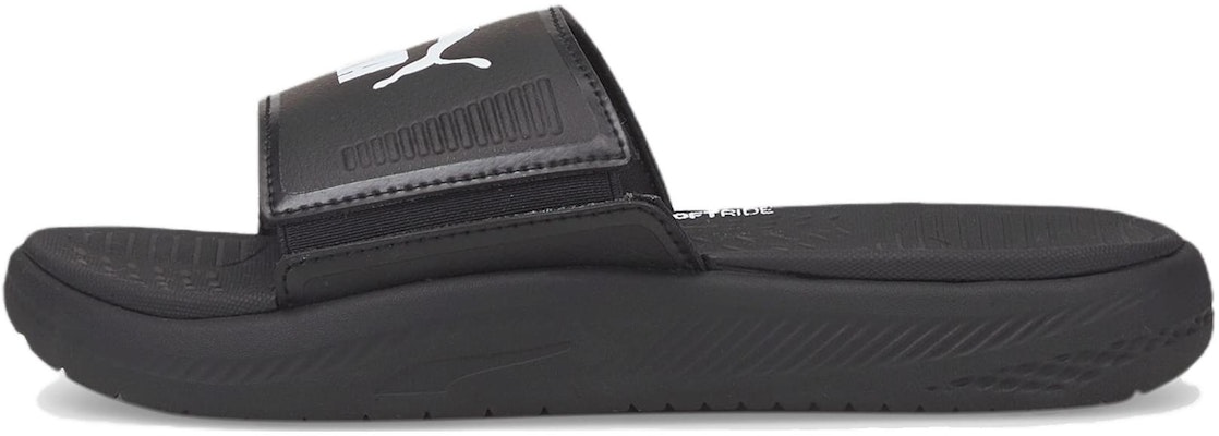 (Grade School) Puma Softride Slide Big Kid 'Black White' 384992-01 Buy (Grade School) Puma Softride Slide Big Kid 'Black White' 384992-01