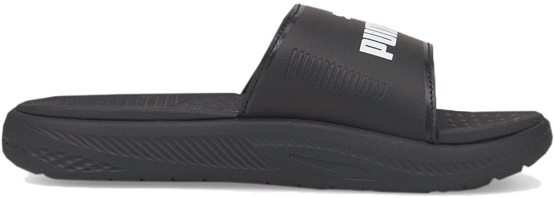 (Grade School) Puma Softride Slide Big Kid 'Black White' 384992-01 Order (Grade School) Puma Softride Slide Big Kid 'Black White' 384992-01