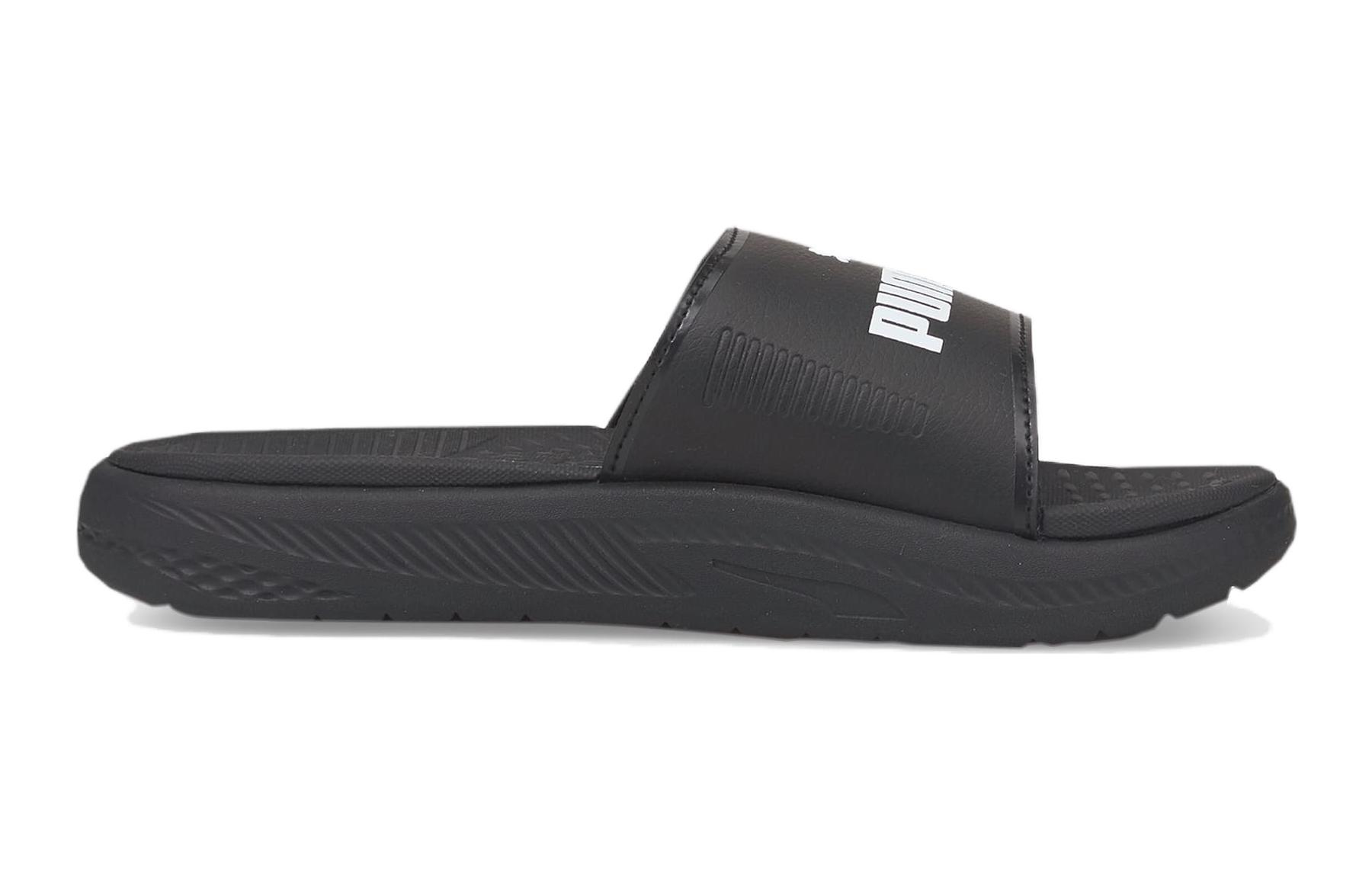 Order Puma Softride Slide Ragazzo ''Nero Bianco'' (Grade School) 384992-01
