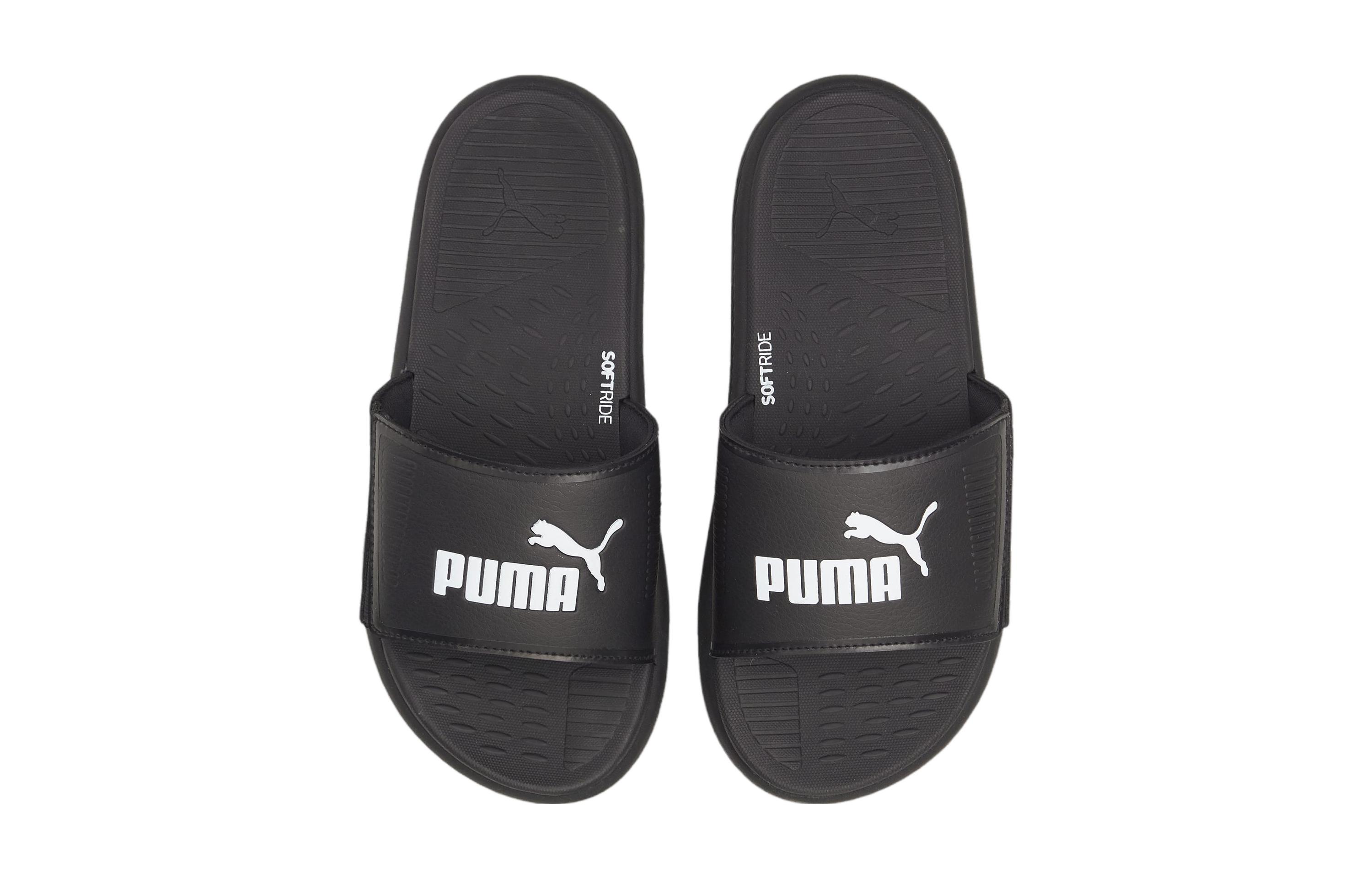 Shop Puma Softride Slide Ragazzo ''Nero Bianco'' (Grade School) 384992-01