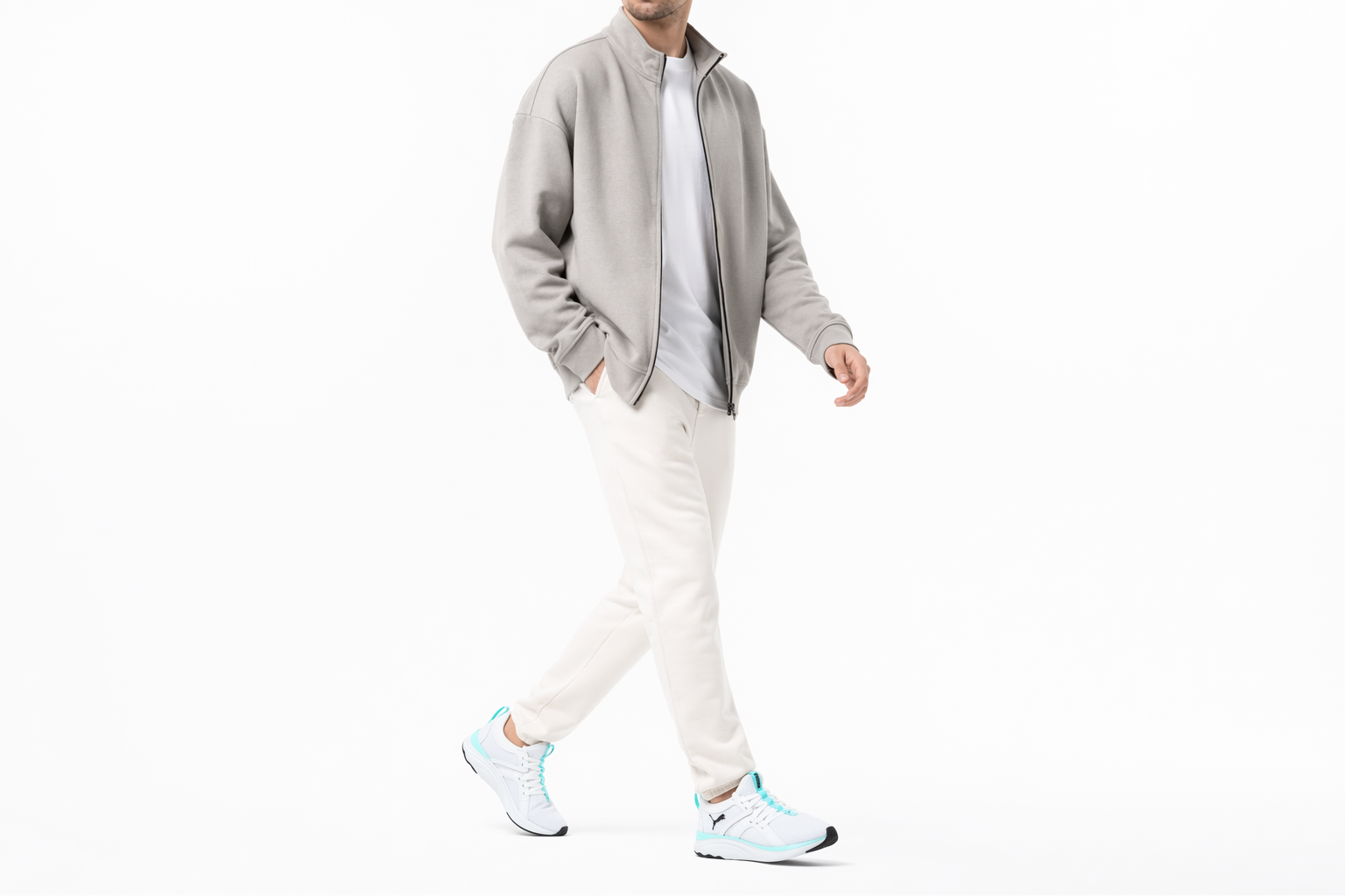 Order (Grade School) Puma Softride Sophia 'White Island Paradise' 195159-01