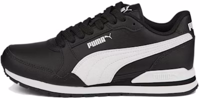(Grade School) Puma ST Runner v3 Leather 'Black White' 384904-08 (Grade School) Puma ST Runner v3 Leather 'Black White' 384904-08