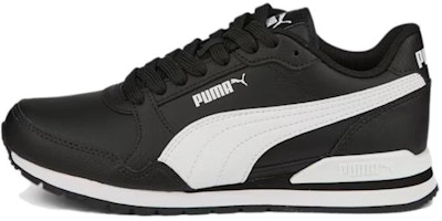 (Grade School) Puma ST Runner v3 Leather 'Black White' 384904-08 (Grade School) Puma ST Runner v3 Leather 'Black White' 384904-08