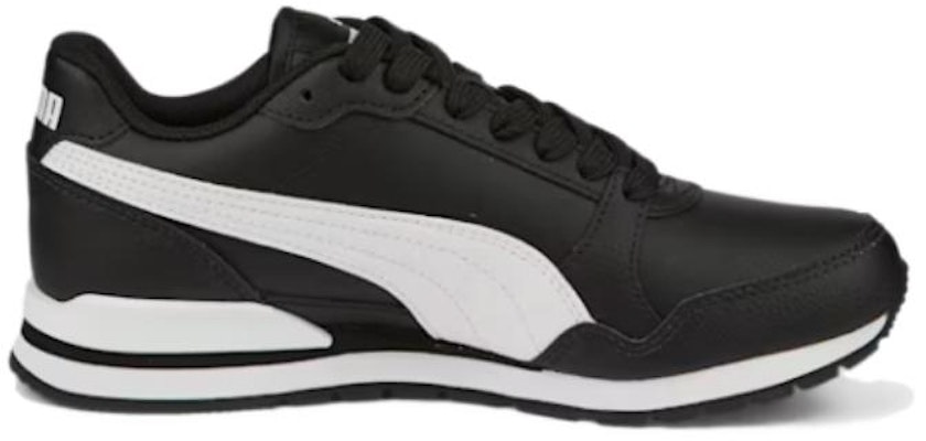 (Grade School) Puma ST Runner v3 Leather 'Black White' 384904-08 Order (Grade School) Puma ST Runner v3 Leather 'Black White' 384904-08
