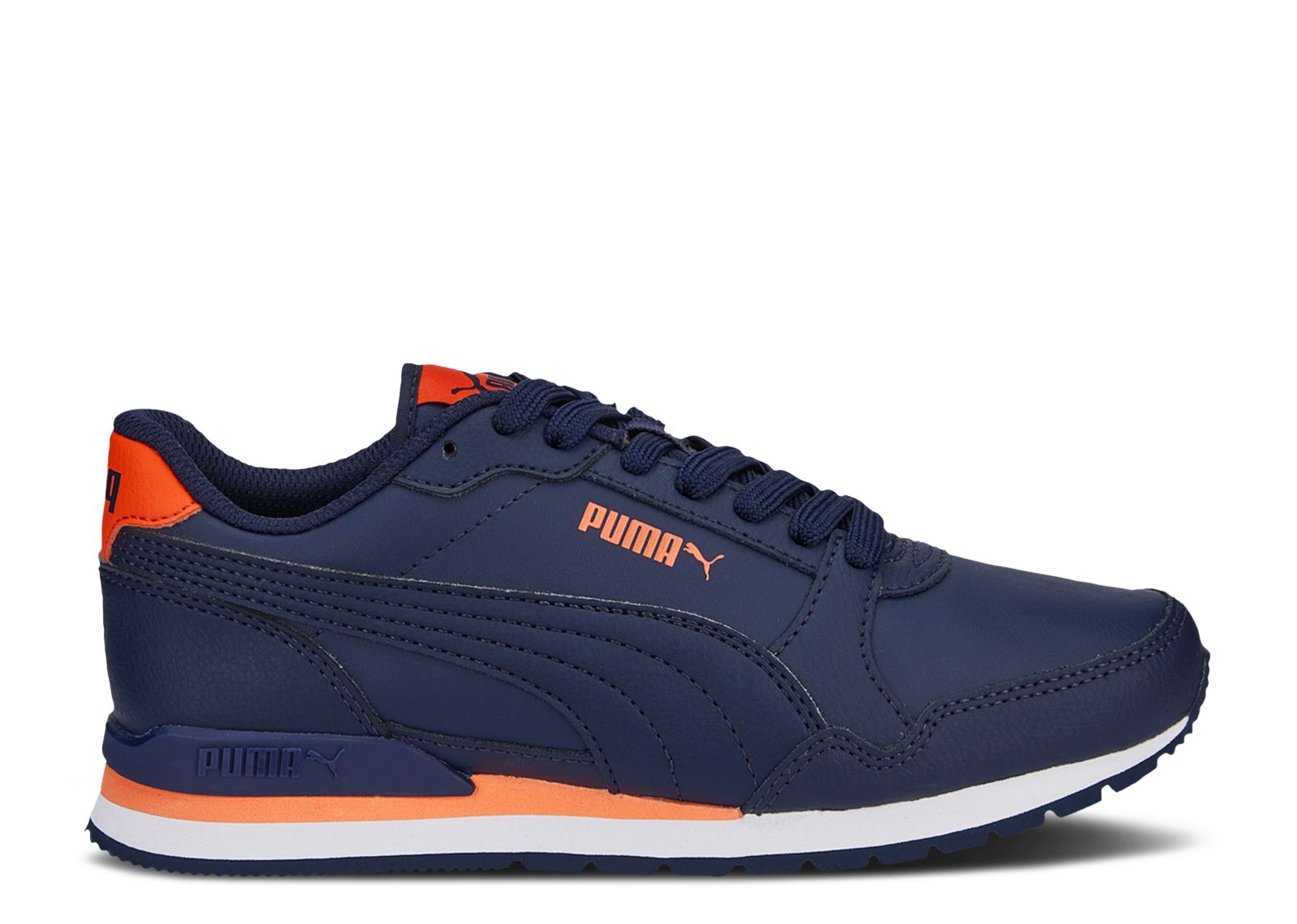 (Grade School) Puma ST Runner v3 Leather 'Peacoat Nasturtium' 384904-03
