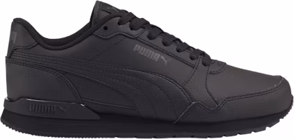 (Grade School) Puma ST Runner v3 Leather 'Triple Black' 384904-01 (Grade School) Puma ST Runner v3 Leather 'Triple Black' 384904-01