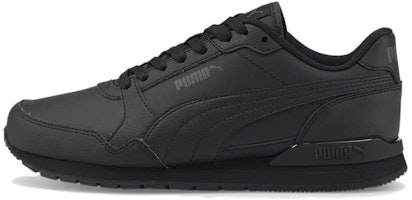 (Grade School) Puma ST Runner v3 Leather 'Triple Black' 384904-01 (Grade School) Puma ST Runner v3 Leather 'Triple Black' 384904-01