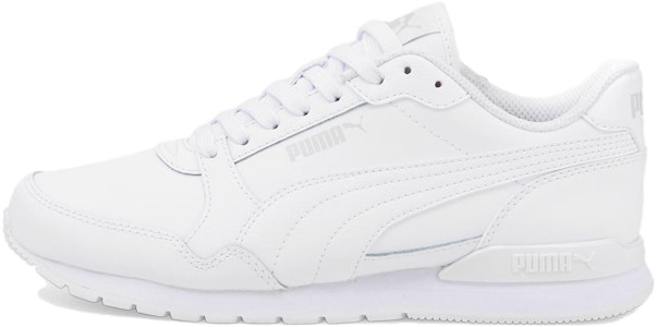 (Sekolah Dasar) Puma ST Runner v3 Kulit 'Triple White' 384904-02 Buy (Sekolah Dasar) Puma ST Runner v3 Kulit 'Triple White' 384904-02