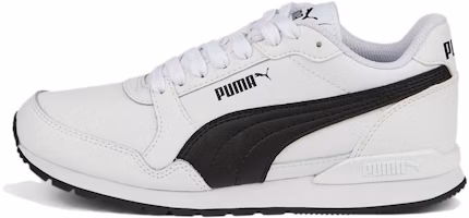 (Grade School) Puma ST Runner v3 Leather Big Kid 'White Black' 384904-07 (Grade School) Puma ST Runner v3 Leather Big Kid 'White Black' 384904-07