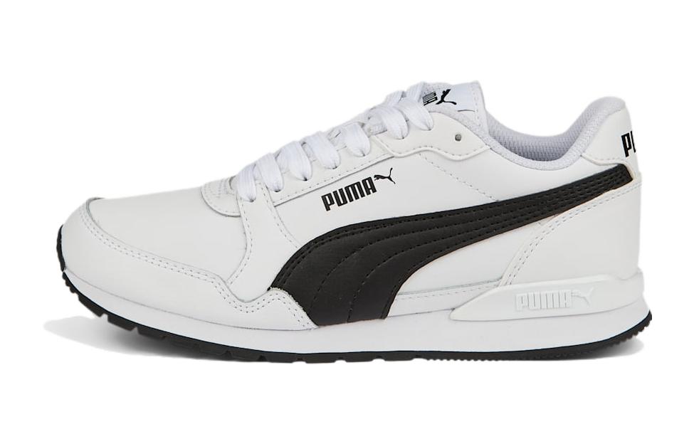 (Grade School) Puma ST Runner v3 Leather Big Kid 'White Black' 384904-07