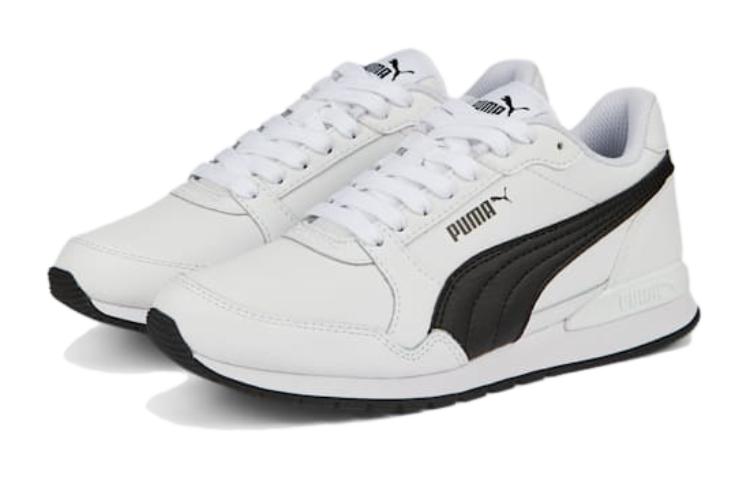 Lookbook Puma ST Runner v3 Leather Bambino ''Bianco Nero'' (Grade School) 384904-07