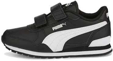 (Grade School) Puma ST Runner v3 Leather Little Kid 'Black White' 384905-08 (Grade School) Puma ST Runner v3 Leather Little Kid 'Black White' 384905-08
