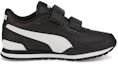 Order (Kanak-kanak) Puma ST Runner v3 Kulit Anak Kecil 'Hitam Putih' 384905-08
